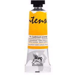 Renesans-extrafine watercolours in tubes 15 ml-14-CADMIUM ORANGE