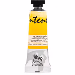 Renesans-extrafine watercolours in tubes 15 ml-15-INDIAN YELLOW