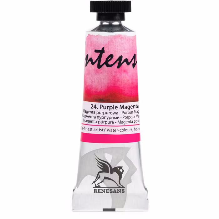 Renesans-extrafine watercolours in tubes 15 ml-24-PURPLE MAGENTA