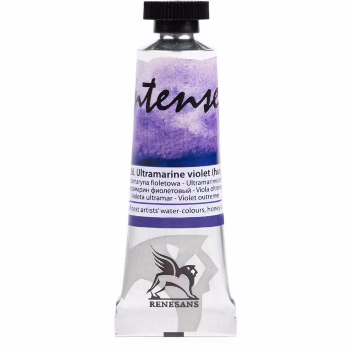 Renesans-extrafine watercolours in tubes 15 ml-26-ULTRAMARINE VIOLET (HUE)
