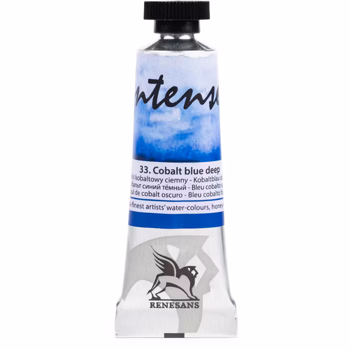 Renesans-extrafine watercolours in tubes 15 ml-33-COBALT BLUE DEEP