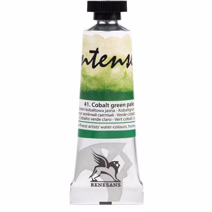 Renesans-extrafine watercolours in tubes 15 ml-41-COBALT GREEN PALE