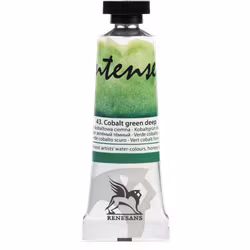Renesans-extrafine watercolours in tubes 15 ml-43-COBALT GREEN DEEP