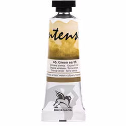 Renesans-extrafine watercolours in tubes 15 ml-46-GREEN EARTH