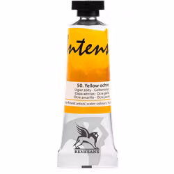 Renesans-extrafine watercolours in tubes 15 ml-50-YELLOW OCHRE