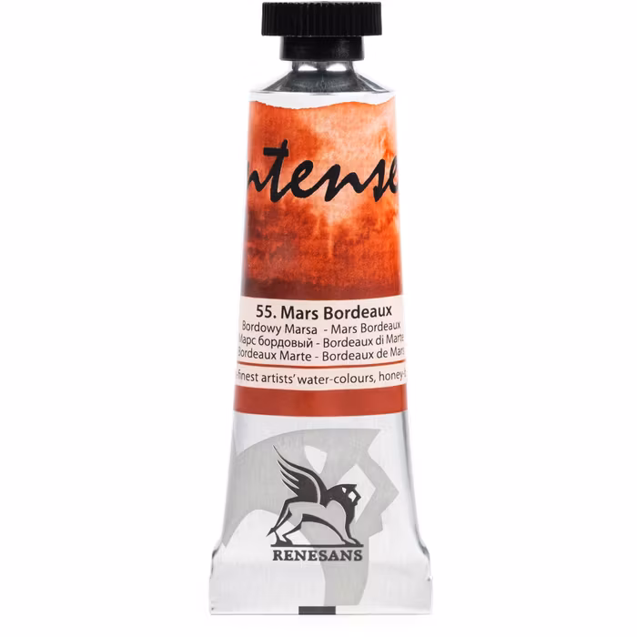 Renesans-extrafine watercolours in tubes 15 ml-55-MARS BORDEAUX