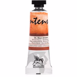 Renesans-extrafine watercolours in tubes 15 ml-56-MARS BROWN