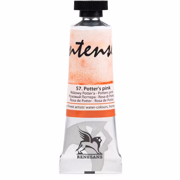 Renesans-extrafine watercolours in tubes 15 ml-57-POTTER'S PINK
