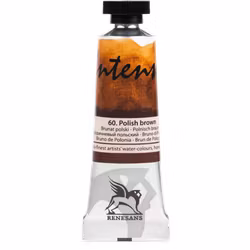 Renesans-extrafine watercolours in tubes 15 ml-60-POLISH BROWN
