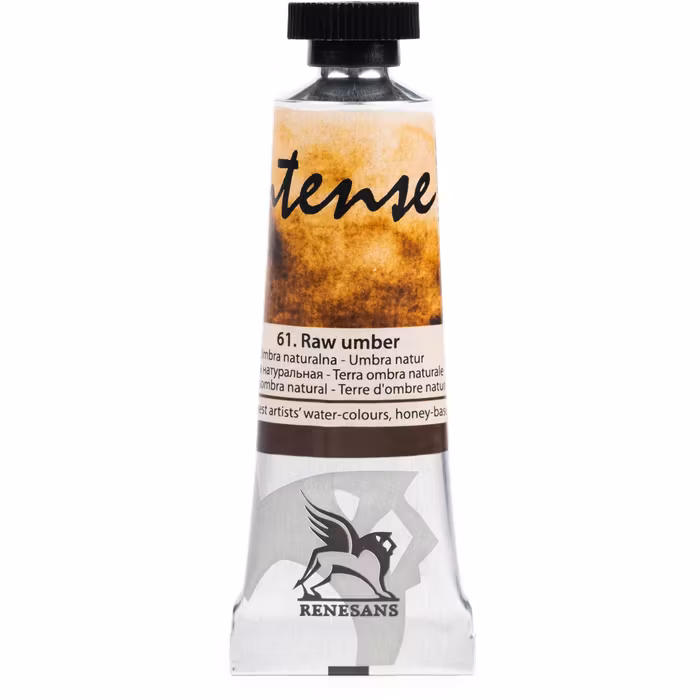 Renesans-extrafine watercolours in tubes 15 ml-61-RAW UMBER