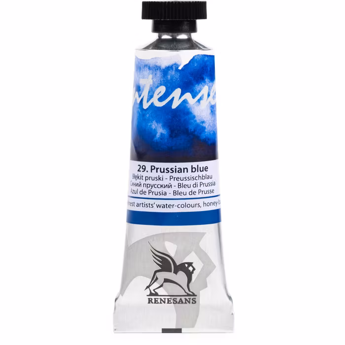 Renesans-extrafine watercolours in tubes 15 ml-29-PRUSSIAN BLUE
