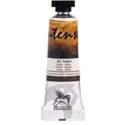 Renesans-extrafine watercolours in tubes 15 ml-62-SEPIA