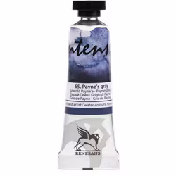 Renesans-extrafine watercolours in tubes 15 ml-65-PAYNE'S GRAY