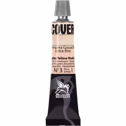 Renesans-Cover tempera gouache extrafine in tubes 20 ml -03-Naples yellow reddish