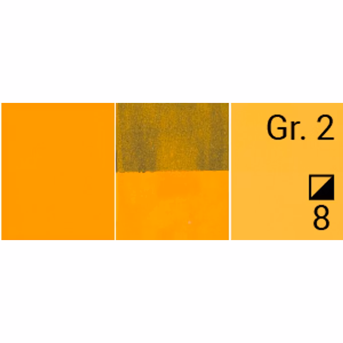 Renesans-Cover tempera gouache extrafine in tubes 20 ml -07-Cadmium yellow deep