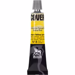 Renesans-Cover tempera gouache extrafine in tubes 20 ml -08-Chromium yellow (hue)