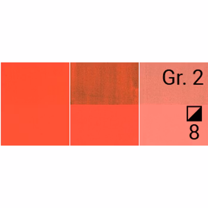 Renesans-Cover tempera gouache extrafine in tubes 20 ml -09-Cadmium orange