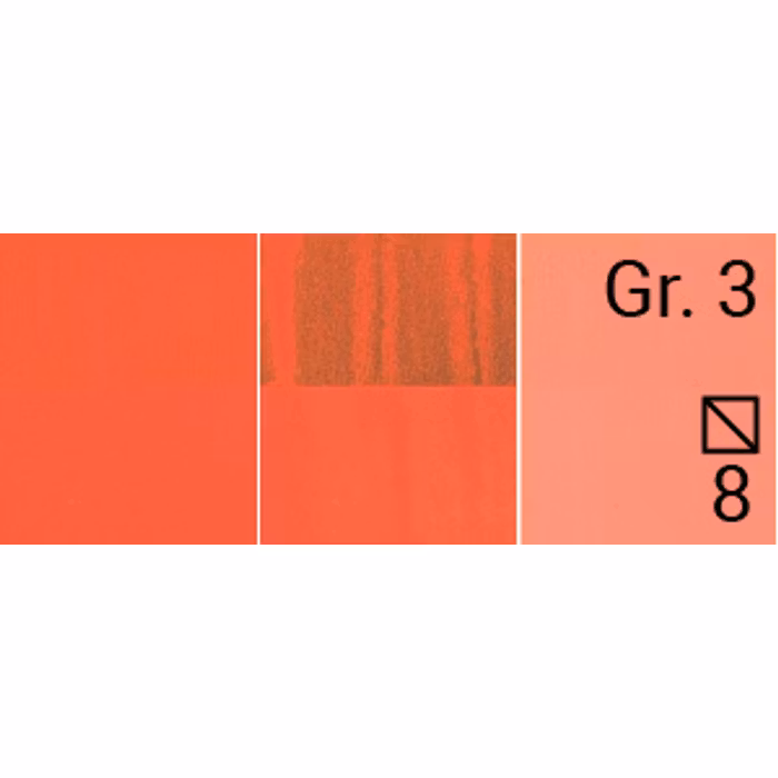 Renesans-Cover tempera gouache extrafine in tubes 20 ml -10-Pale vermilion