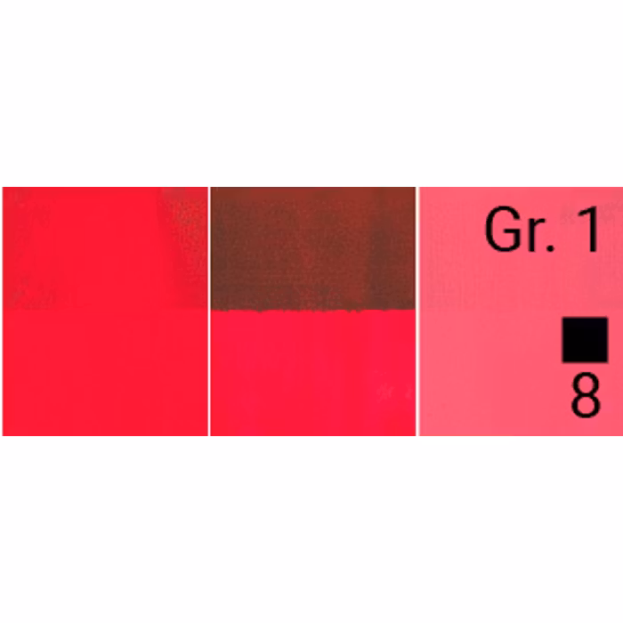 Renesans-Cover tempera gouache extrafine in tubes 20 ml -11-Deep vermilion