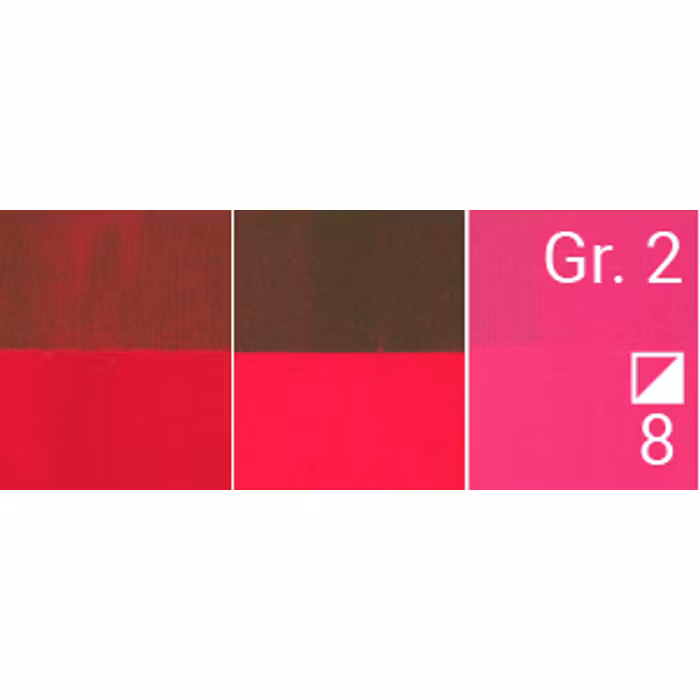 Renesans-Cover tempera gouache extrafine in tubes 20 ml -12-Carmine