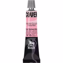 Renesans-Cover tempera gouache extrafine in tubes 20 ml -16-Rose quinacridone