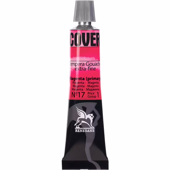 Renesans-Cover tempera gouache extrafine in tubes 20 ml -17-Magenta