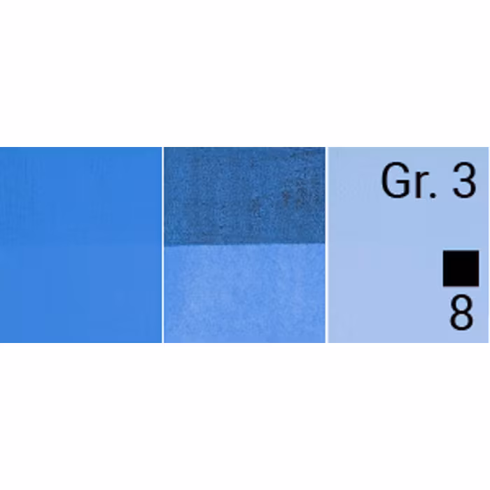 Renesans-Cover tempera gouache extrafine in tubes 20 ml -22-Cobalt blue pale