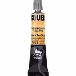 Renesans-Cover tempera gouache extrafine in tubes 20 ml -33-Natural raw sienna