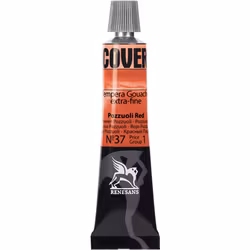 Renesans-Cover tempera gouache extrafine in tubes 20 ml -37-Pozzouli red
