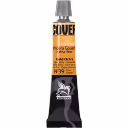 Renesans-Cover tempera gouache extrafine in tubes 20 ml -39-Gold ochre