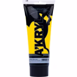 Renesans-A'kryl satin 200 ML-04-LEMON YELLOW