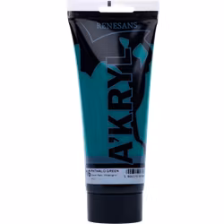 Renesans-A'kryl satin 200 ML-16-PHTHALO GREEN