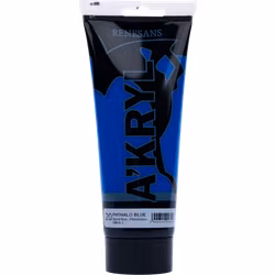 Renesans-A'kryl satin 200 ML-20-PHTHALO BLUE