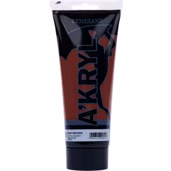 Renesans-A'kryl satin 200 ML-25-RAW BROWN