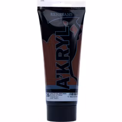 Renesans-A'kryl satin 200 ML-26-VANDYKE BROWN