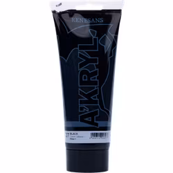 Renesans-A'kryl satin 200 ML-27-BLACK