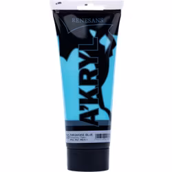 Renesans-A'kryl satin 200 ML-39-TURQUOISE BLUE
