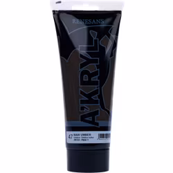 Renesans-A'kryl satin 200 ML-47-RAW UMBER