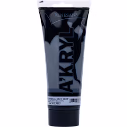 Renesans-A'kryl satin 200 ML-72-MINERAL GREY DEEP