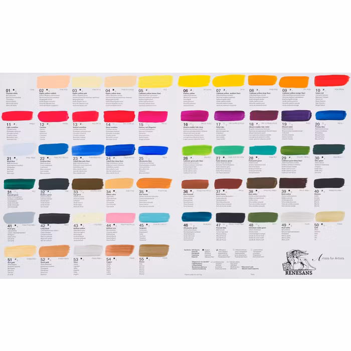 Renesans-MAXI akryl gloss 60 ML-06-PRIMARY YELLOW