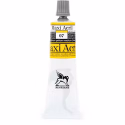 Renesans-MAXI akryl gloss 60 ML-07-CADMIUM YELLOW MEDIUM (HUE)