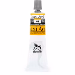 Renesans-MAXI akryl gloss 60 ML-08-CADMIUM YELLOW DEEP (HUE)