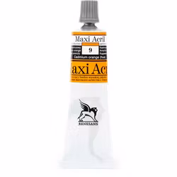 Renesans-MAXI akryl gloss 60 ML-09-CADMIUM YELLOW ORANGE