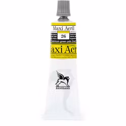 Renesans-MAXI akryl gloss 60 ML-26-CADMIUM GREEN PALE(HUE)