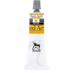 Renesans-MAXI akryl metallic gloss 60 ML-51-RICH GOLD