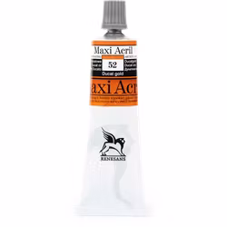 Renesans-MAXI akryl metallic gloss 60 ML-52-DUCAT GOLD