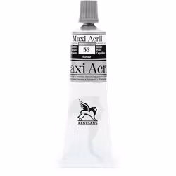 Renesans-MAXI akryl metallic gloss 60 ML-53-SILVER