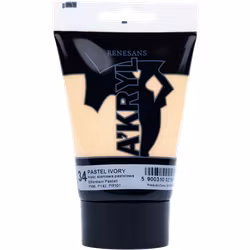 Renesans-A'kryl satin 100 ML-34-PASTEL IVORY