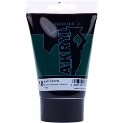 Renesans-A'kryl satin 100 ML-18-SAP GREEN