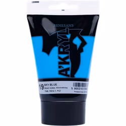 Renesans-A'kryl satin 100 ML-19-SKY BLUE